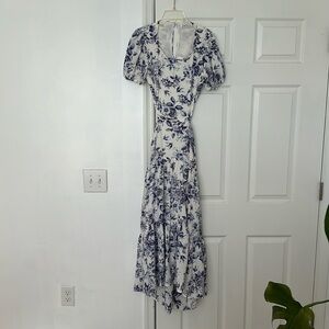 Petal & Pup French blue print dress